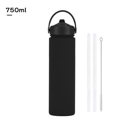 Insulated Stainless Steel Water Bottle with Straw Lid